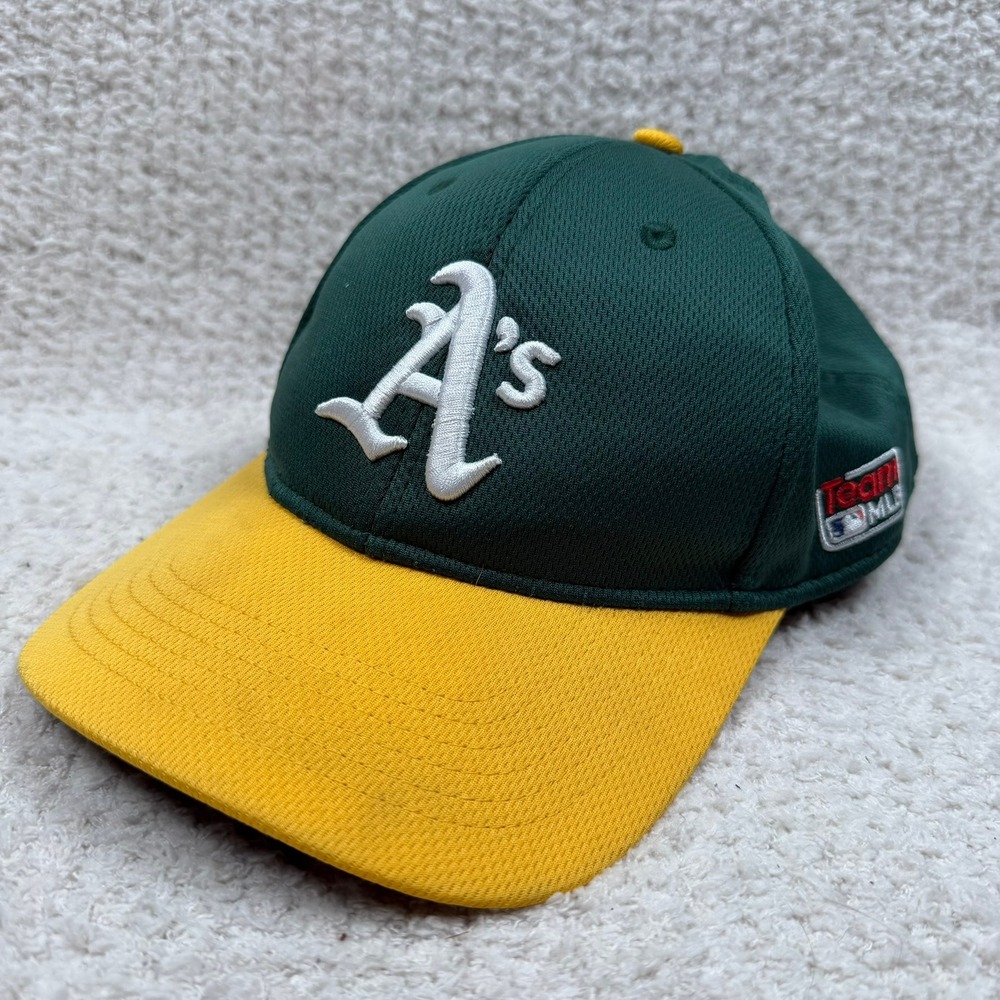 OC Sports Oakland Athletics MLB Baseball Hat Green Yellow Adjustable OSFM Cap